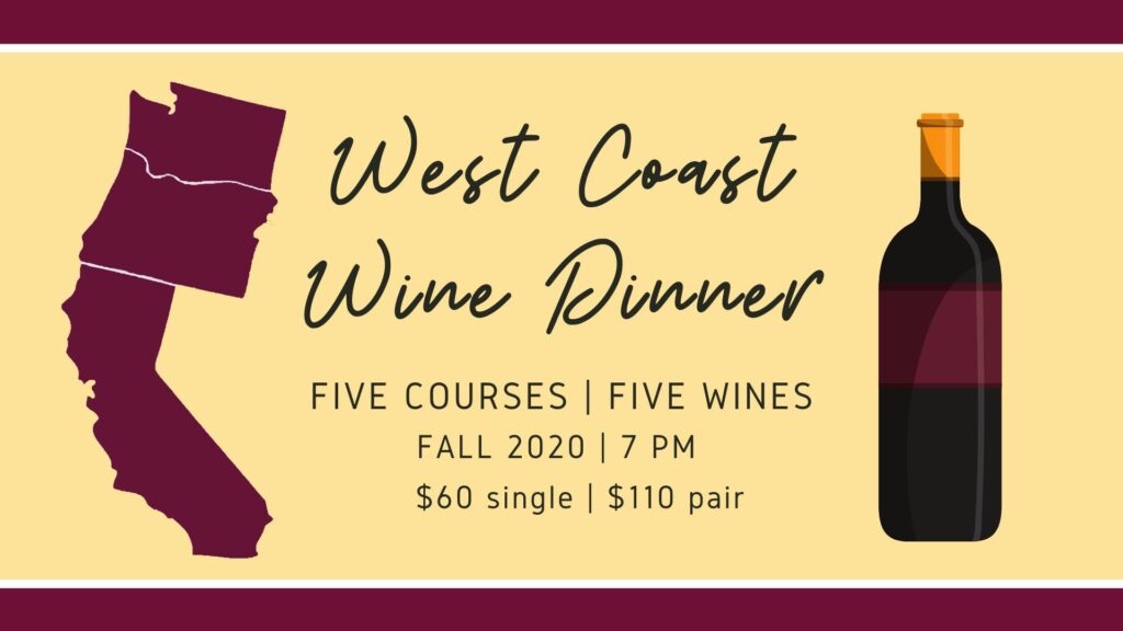 West Coast Wine Dinner at The Stone of Accord