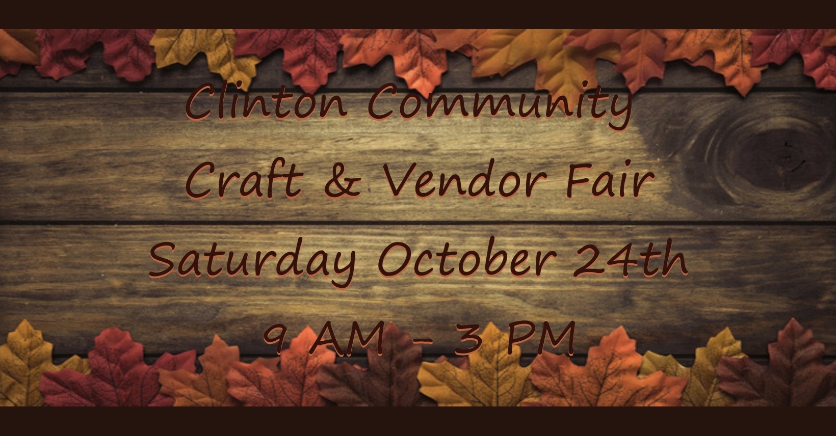 Clinton Community Craft & Vendor Fair
