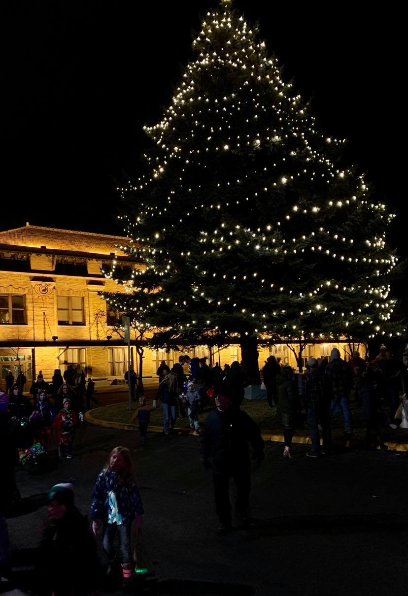 Christmas lights 2019 Downtown Missoula