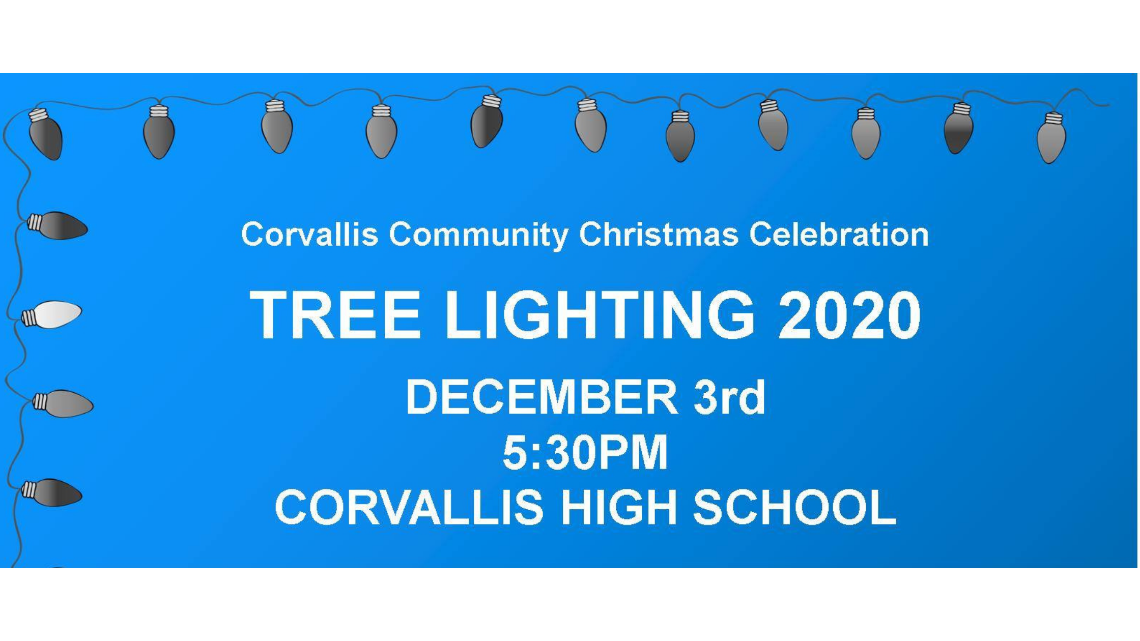 Tree Lighting 2020