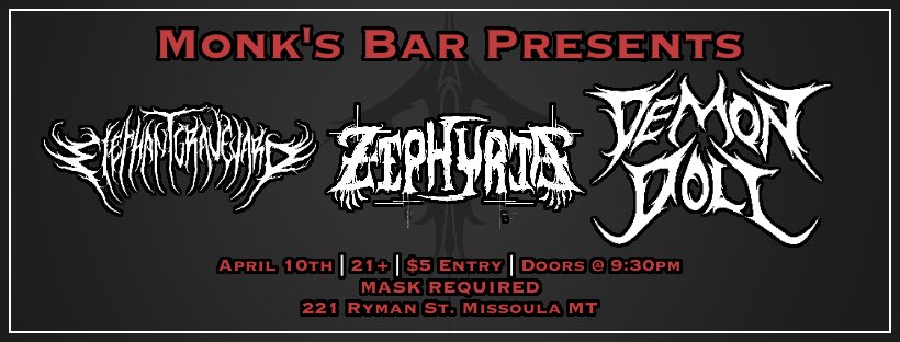 Monk's Bar Presents: A Night of Extreme Metal