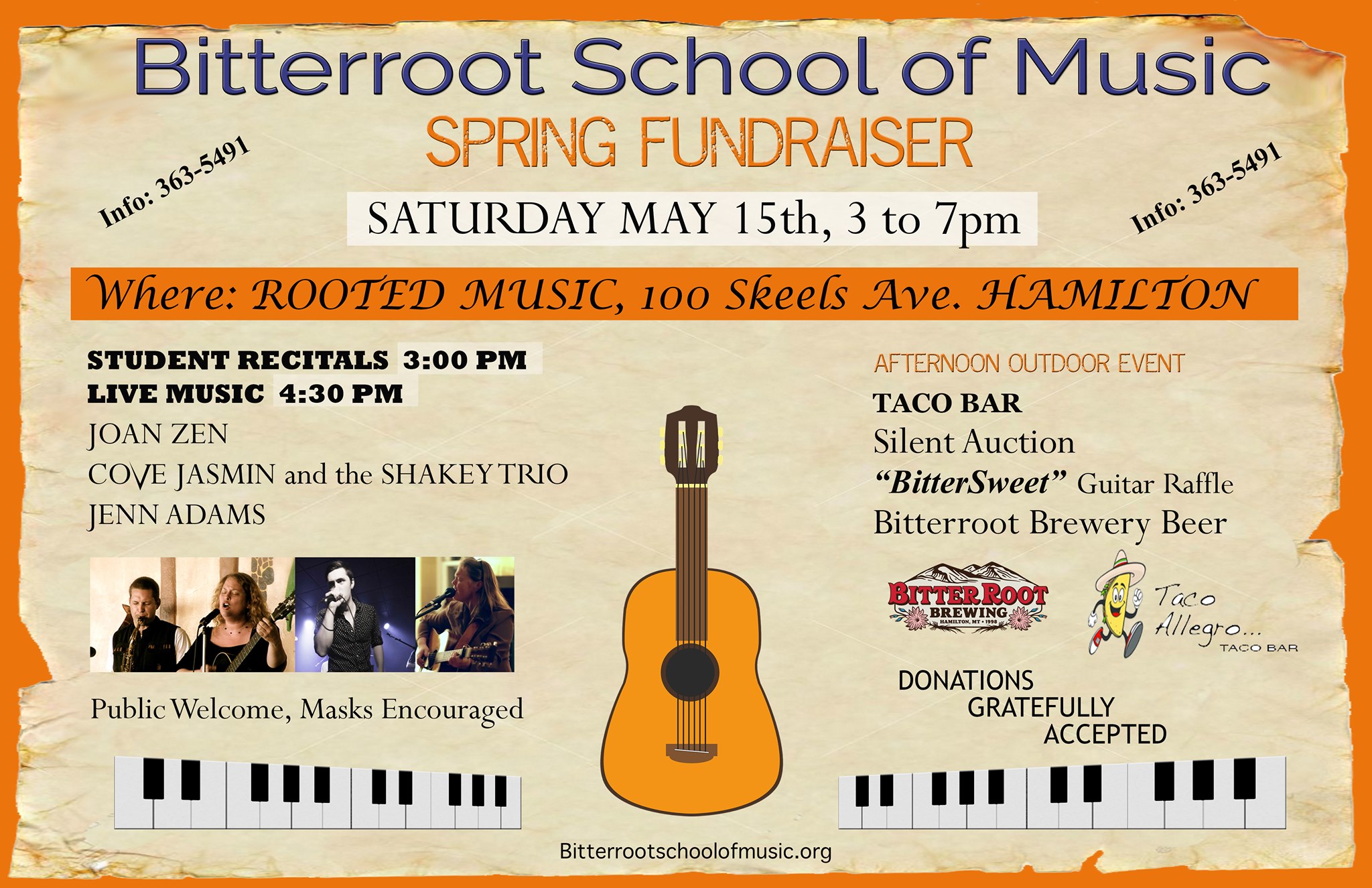 Bitterroot School of Music Spring Fundraiser