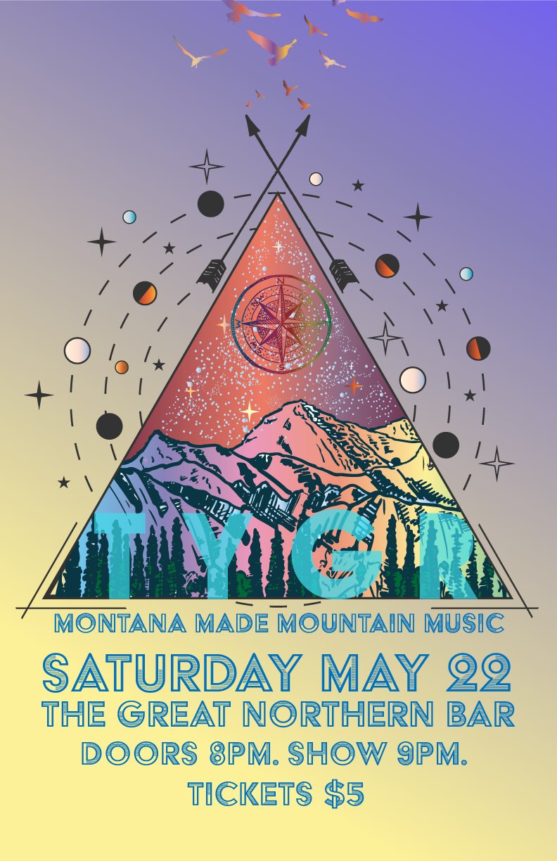TYGR live Saturday, May 22 @ the Great Northern Bar