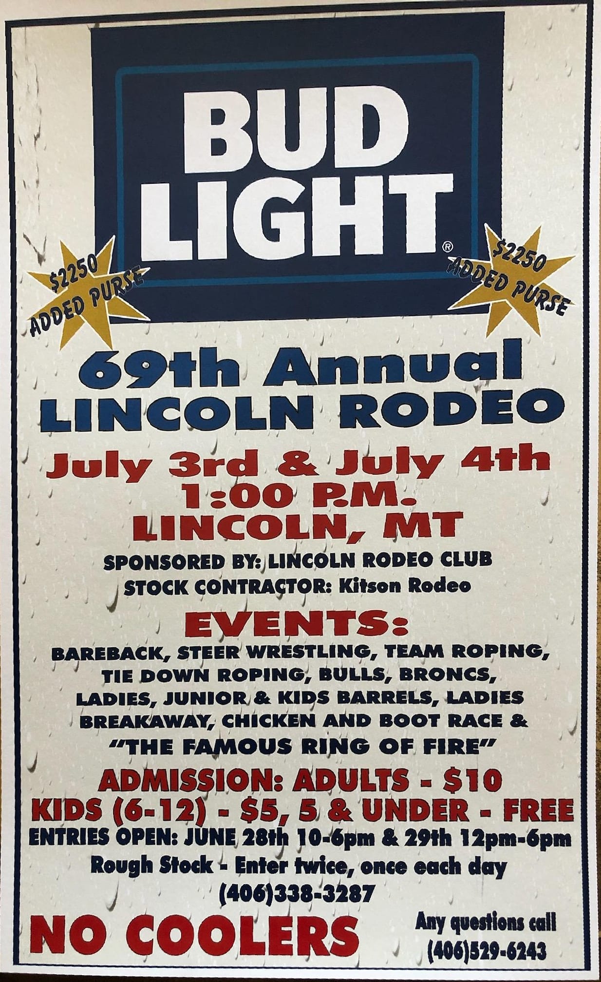 69th Annual Lincoln Montana Rodeo
