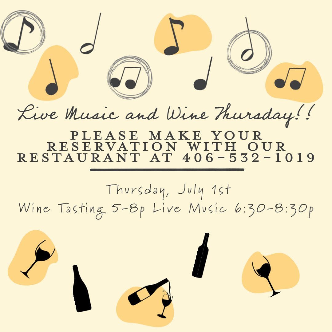 Ranch Club Missoula Live Music and Wine Thursday