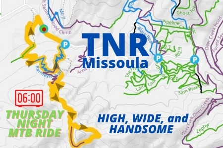 TNR - Thursday Night MTB Ride Missoula / High, Wide and Handsome Trail