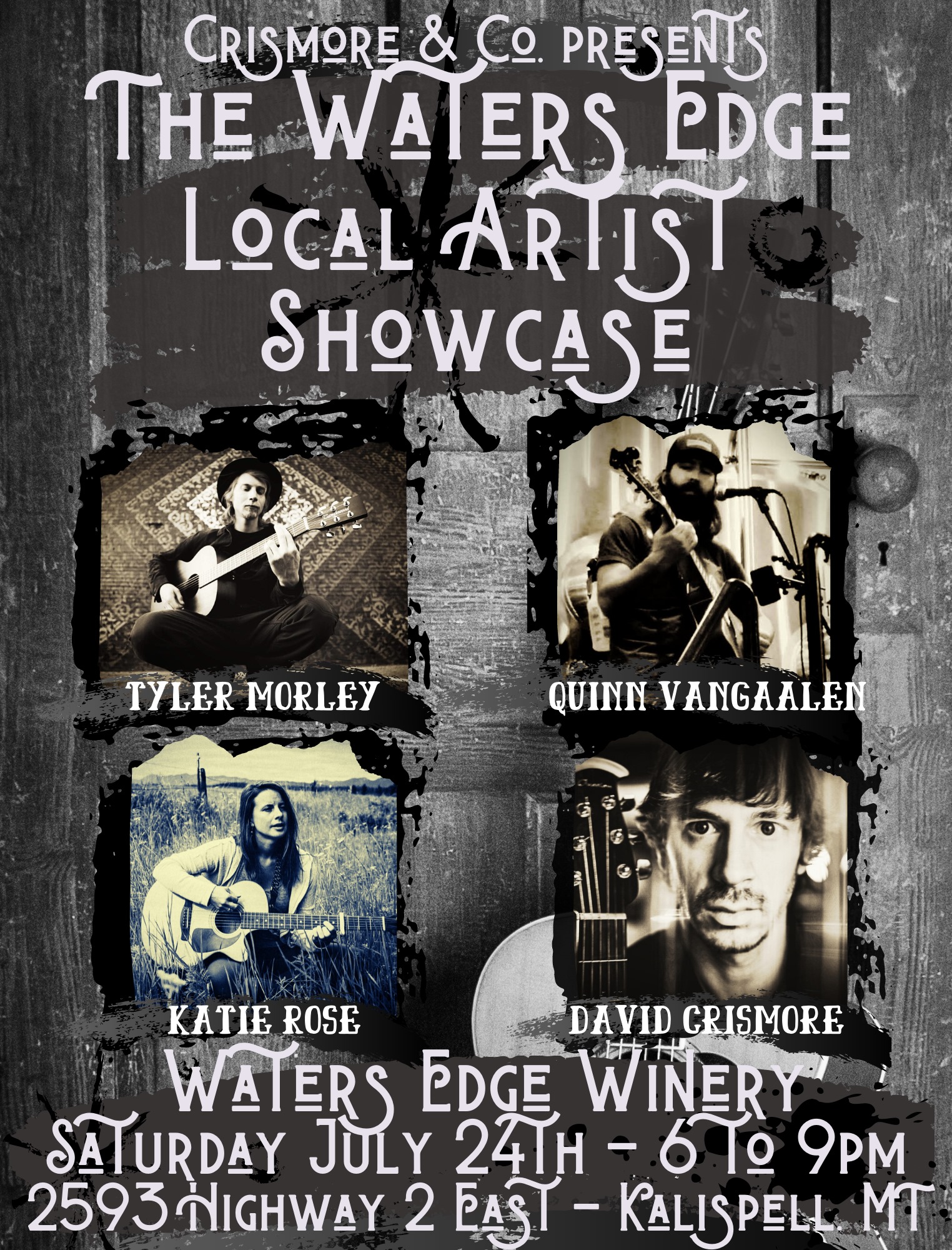 Artist Showcase at Waters Edge Winery & Bistro