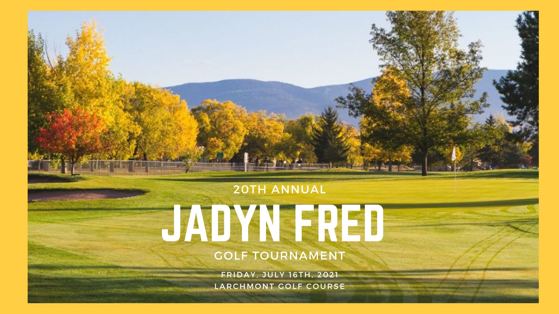 Jadyn Fred Golf Tournament