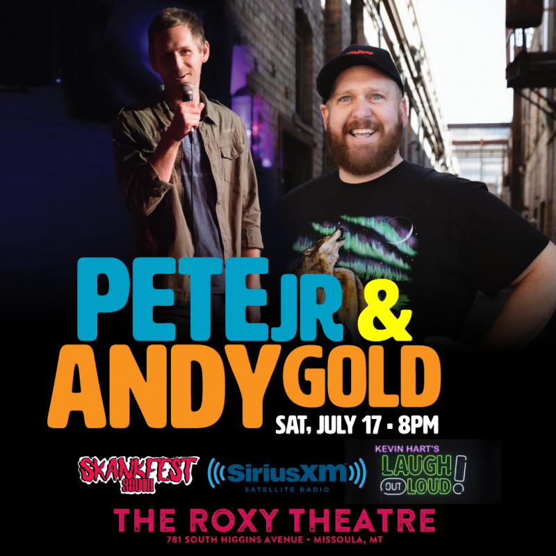 Live Comedy at the Roxy with Pete Jr and Andy Gold