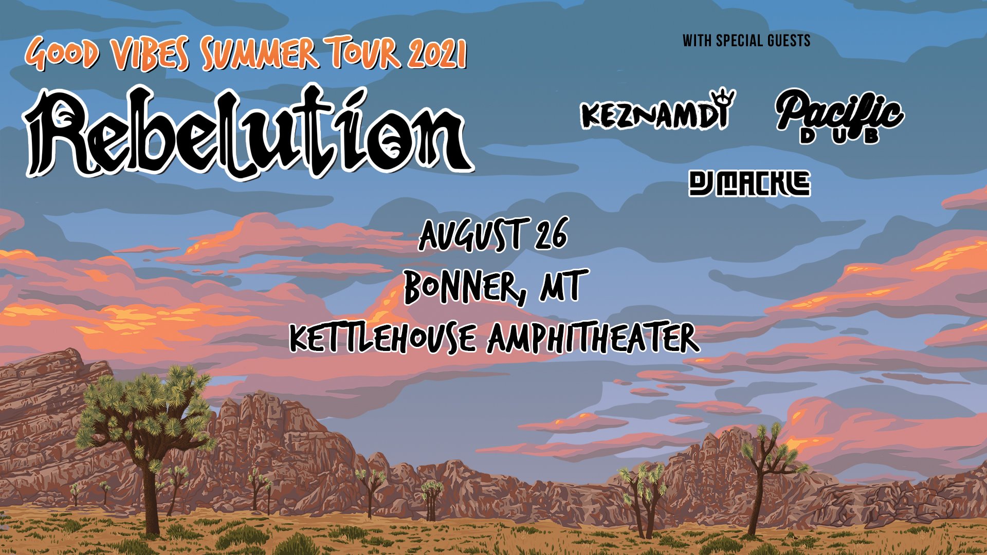 Good Vibes Summer Tour 2021: Rebelution + Special Guests