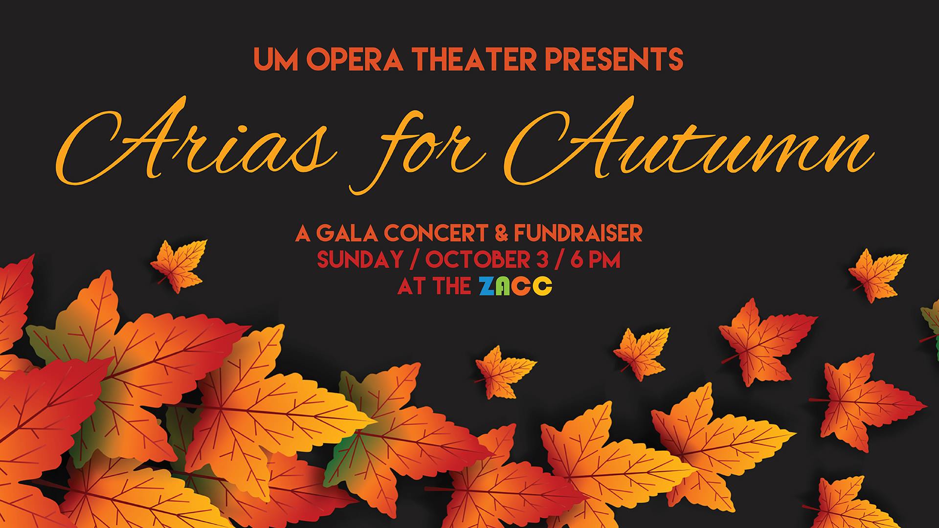 UM Opera presents Arias for Autumn – A Gala Concert
