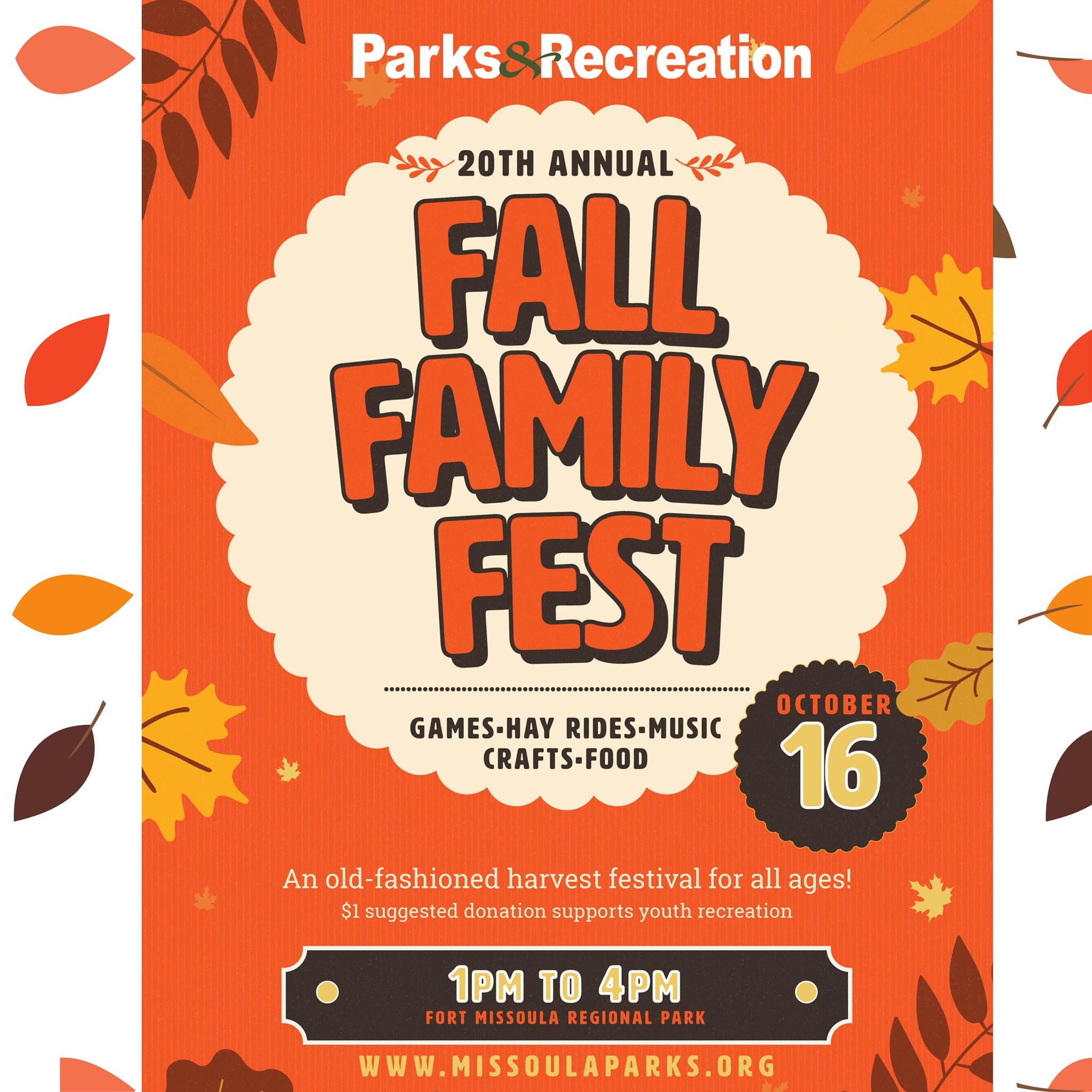 Fall Family Fest at Fort Missoula Regional Park