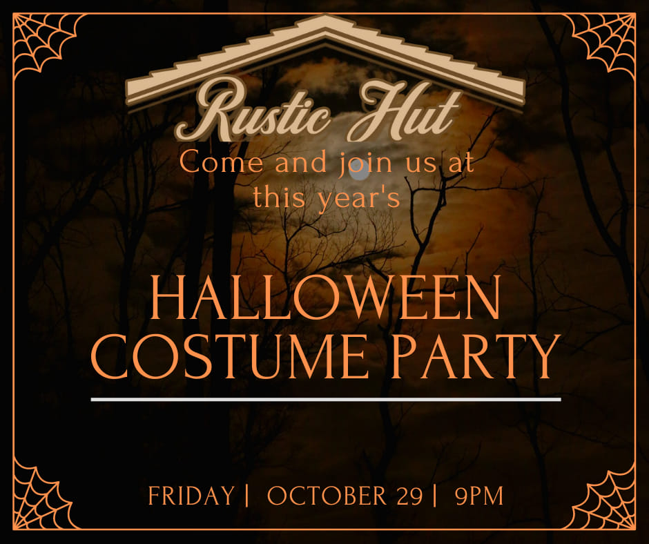 Rustic Hut Halloween Costume Party
