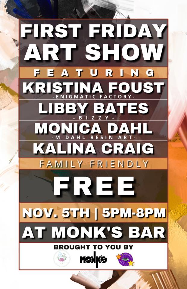First Friday Art Show at Monk's
