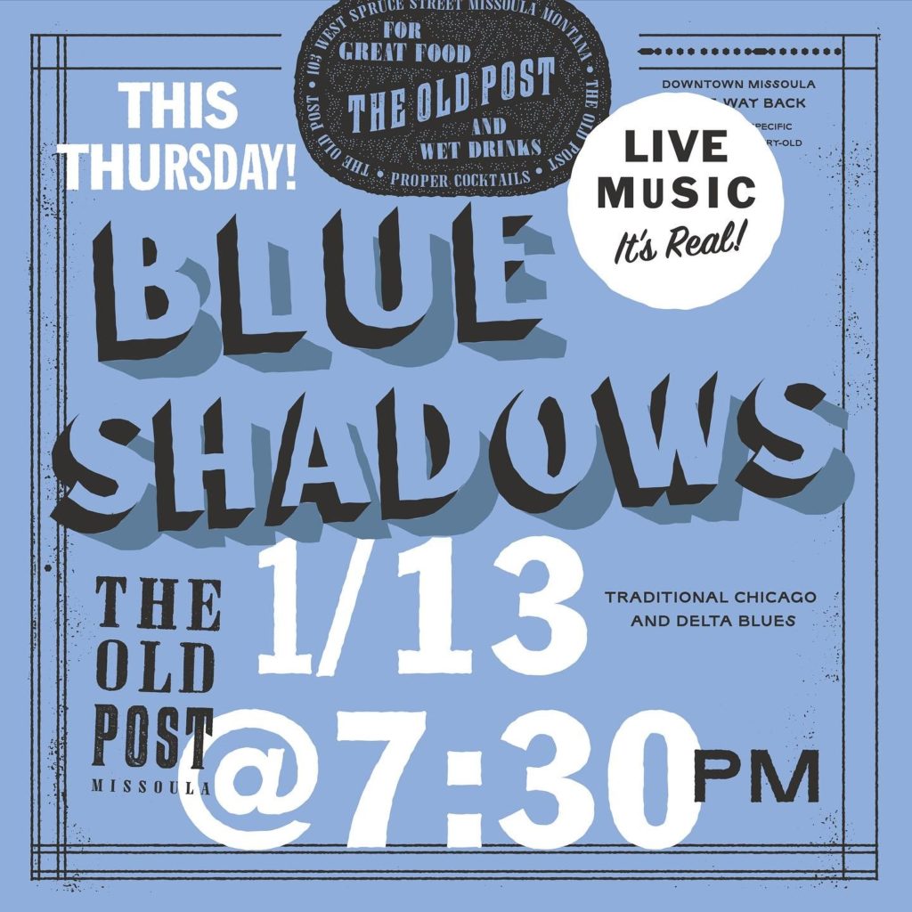 Blue Shadow at The Old Post