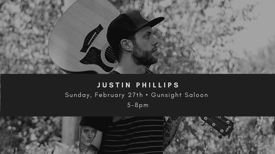 Justin Phillips at Gunsight Saloon
