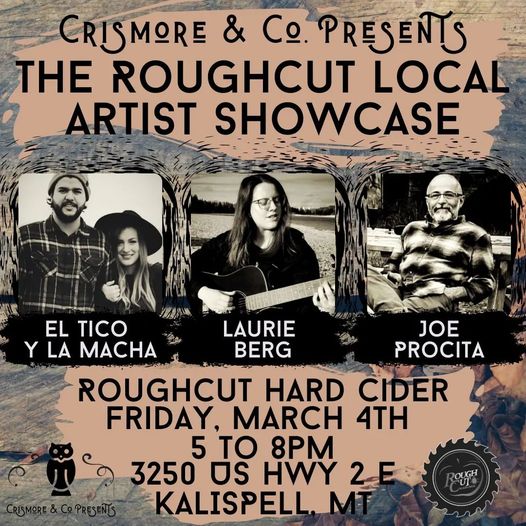Roughcut Local Artist Showcase - March 4 2022
