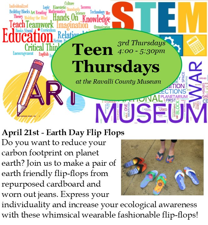 Teen Thursdays: Earth Day Flip Flops