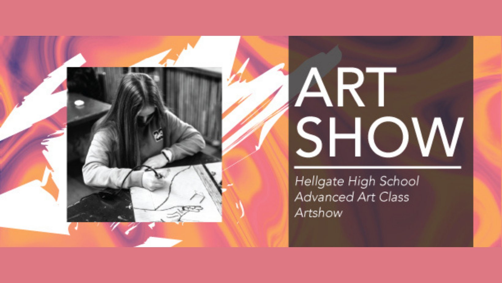 Hellgate High School Student Art Show at Jeannette C. Rankin Peace Center on The Hip Strip in Downtown Missoula, Montana