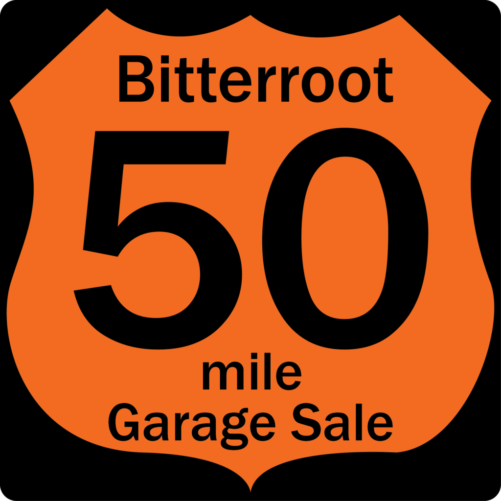 Bitterroot 50 Mile Garage Sale logo