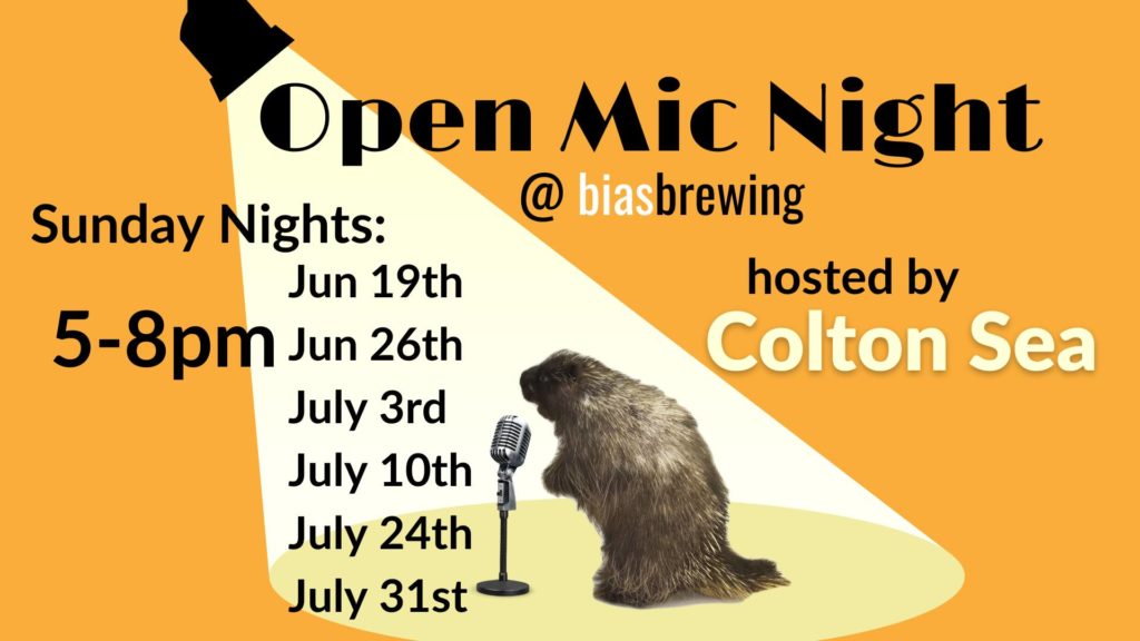 Open Mic Night with Colton C at Bias Brewing