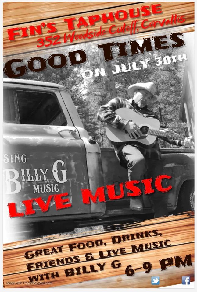 Billy G. LIVE at Fin's