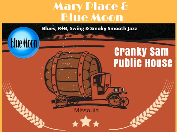 Mary Place & Blue Moon live at Cranky Sam