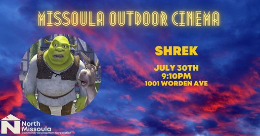 Shrek at Missoula Outdoor Cinema