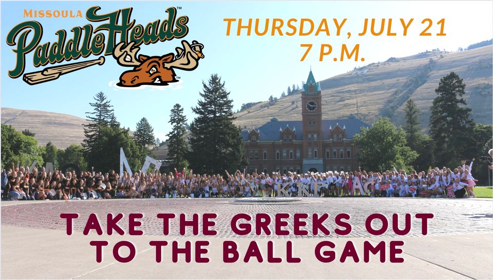 Take the Greeks Out to the Ballgame!