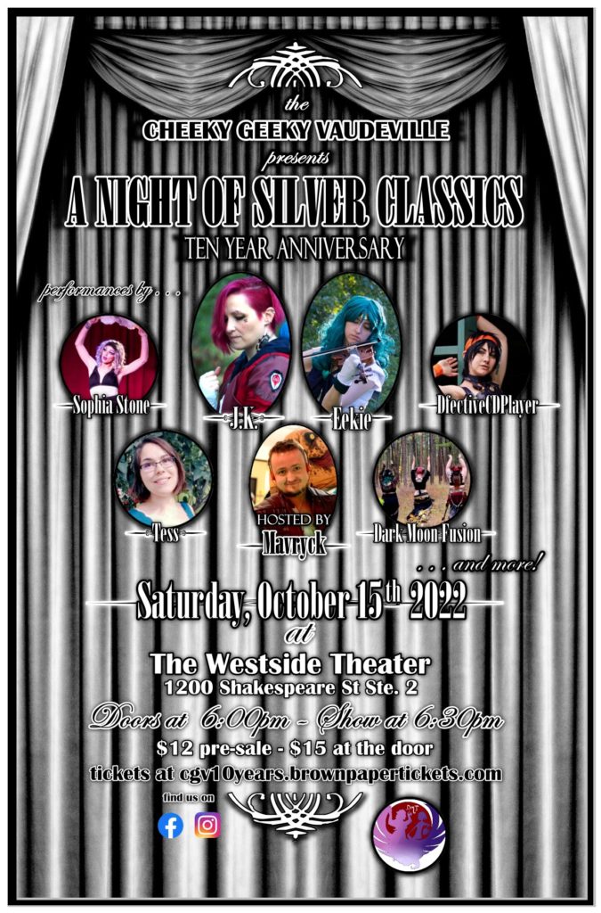 Cheeky Geeky Vaudeville – A Night of Silver Classics at Westside Theater