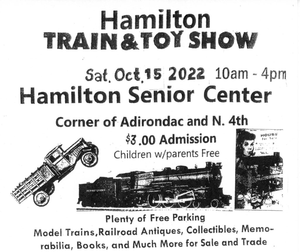 Hamilton Train & Toy Show