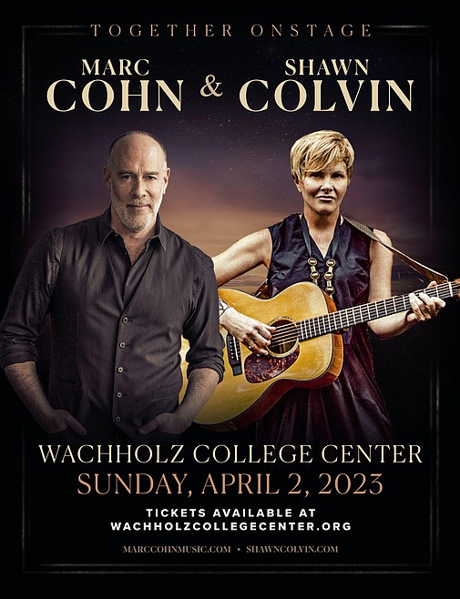 Marc Cohn & Shawn Colvin at Wachholz College Center in Kalispell, Montana on April 2, 2023