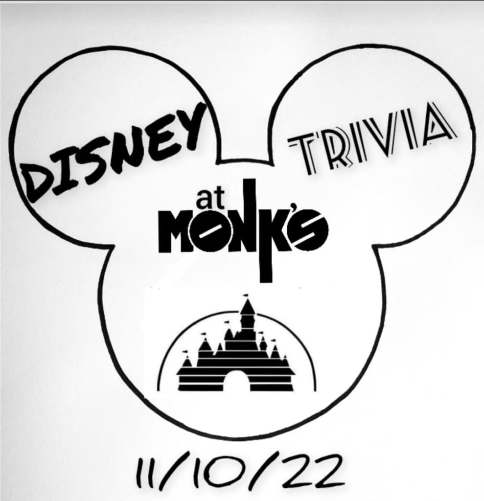 Disney Trivia at Monk's Bar in Missoula on Thursday, November 10