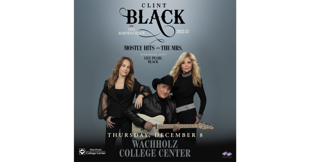 Clint Black and Lisa Hartman Black at Wachholz College Center on Thursday, December 8, 2022