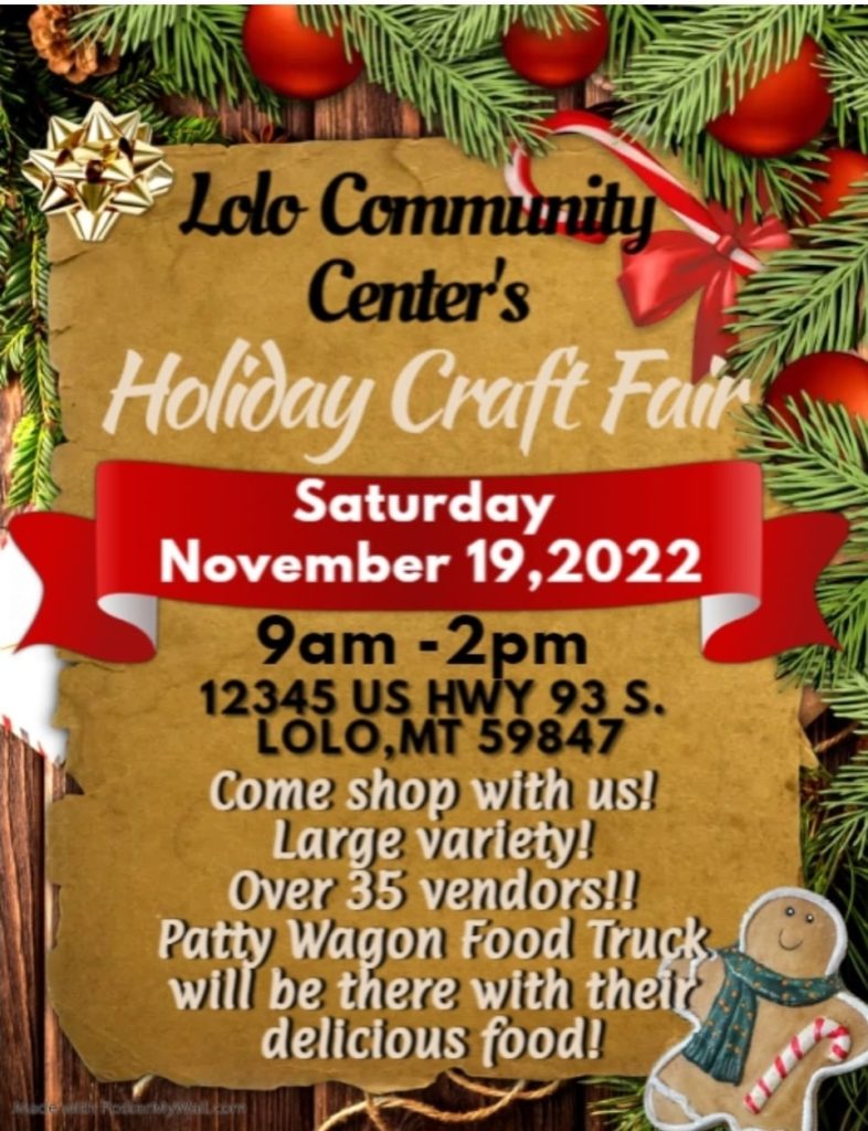 Holiday Craft Fair @ The Lolo Community Center