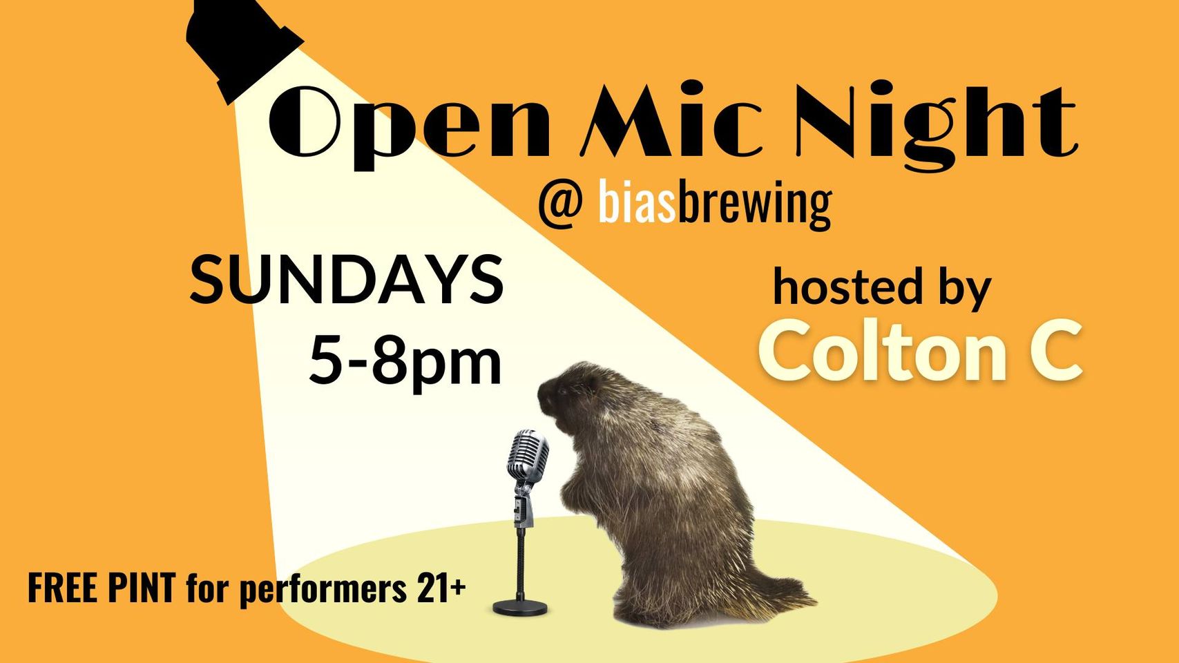 OPEN MIC with Colton C