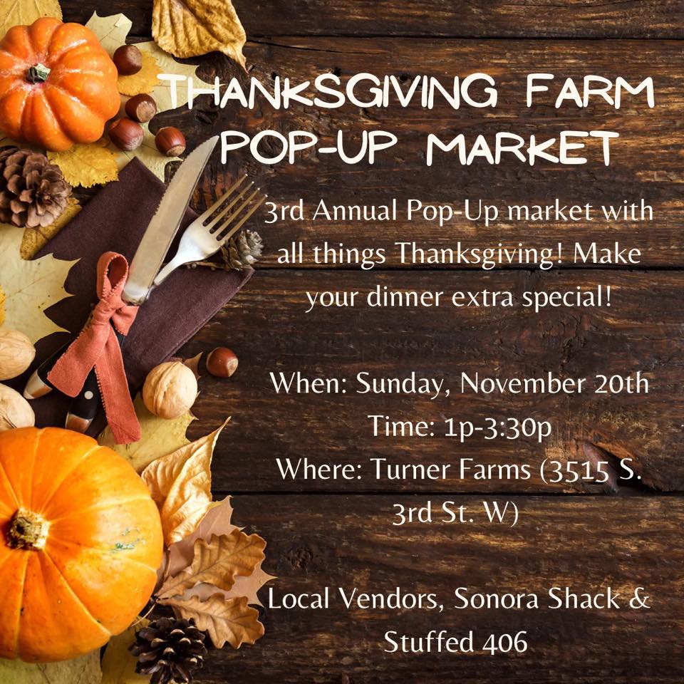 Thanksgiving Pop-Up Farm Market