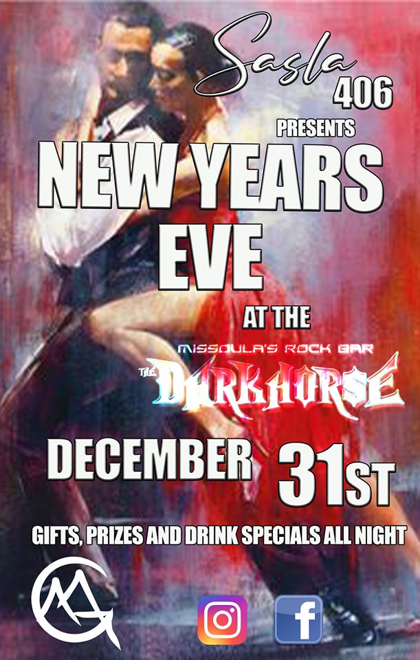 NYE with Salsa 406 at Dark Horse Bar in Missoula on Saturday, December 31