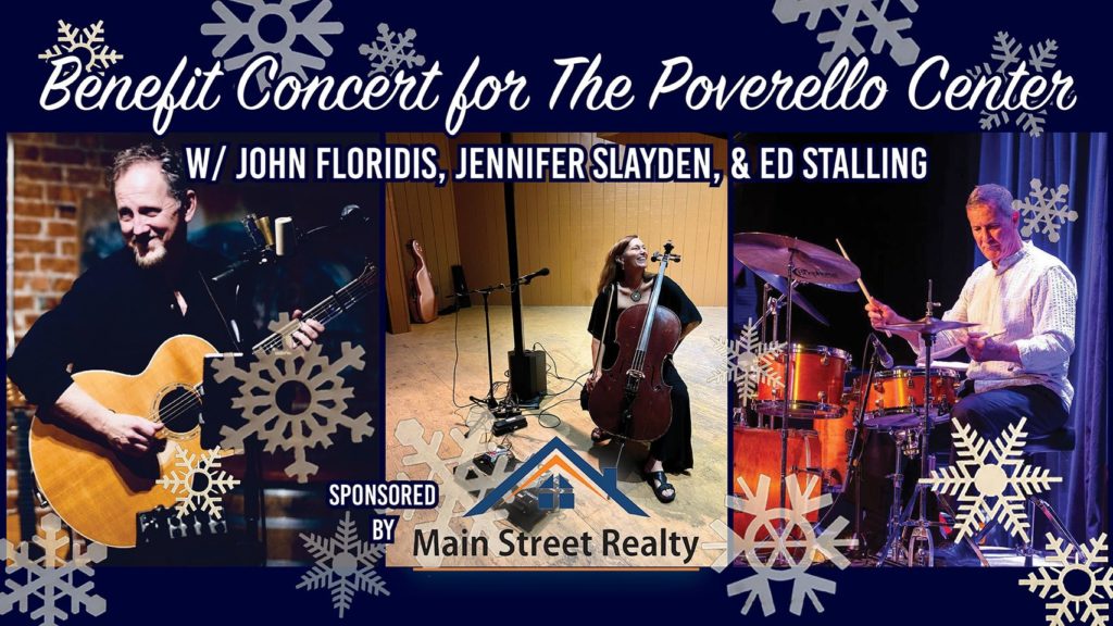 Benefit Concert for The Poverello Center w/ John Floridis, Jennifer Slayden, & Ed Stalling