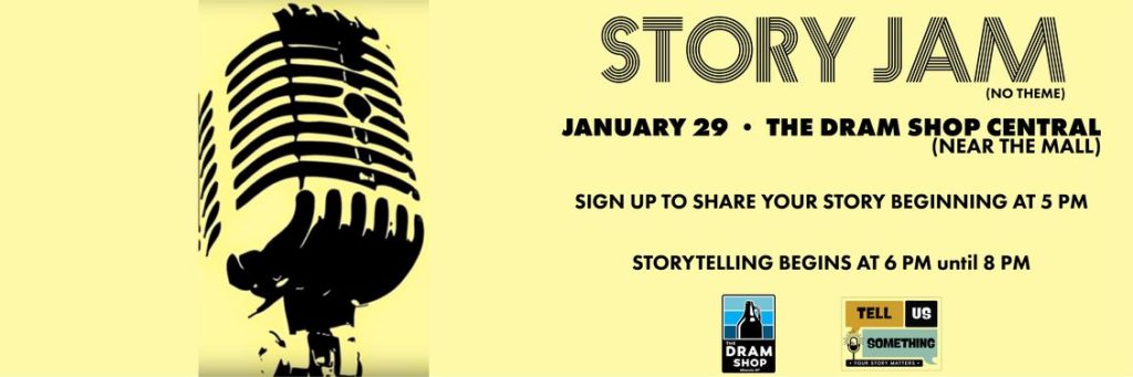 Story Jam with Tell Us Something at Dram Shop Central in Midtown Missoula on Sunday, January 29, 2023