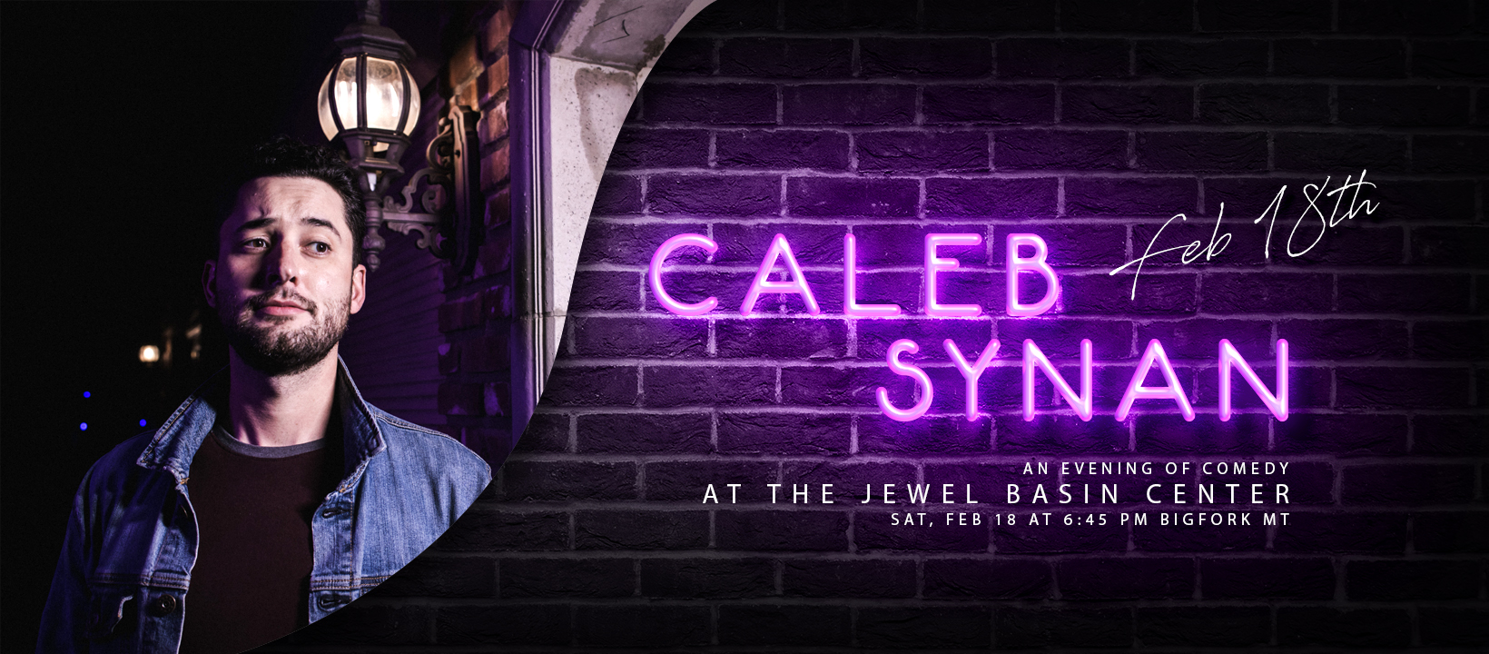 Caleb Synan - a Night of Comedy at Jewel Basin Center on Saturday, February 18, 2023
