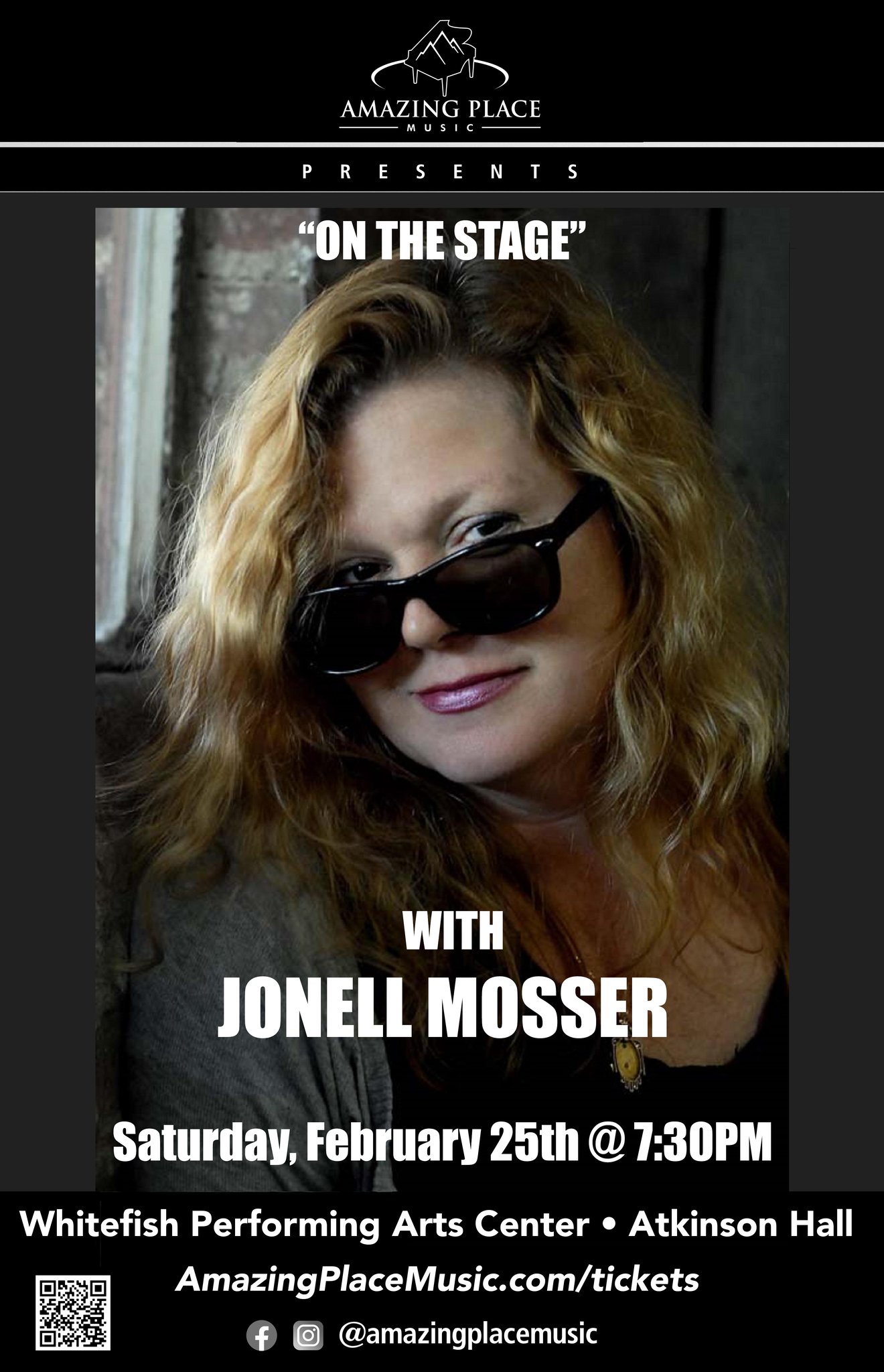 Jonell Mosser at Whitefish Performing Arts Center on Saturday, February 25, 2023