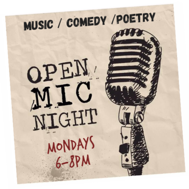 Open Mic Mondays Music / Comedy / Poetry from 6:00 pm to 8:00 pm at Sacred Waters Brewing Company in Kalispell, Montana