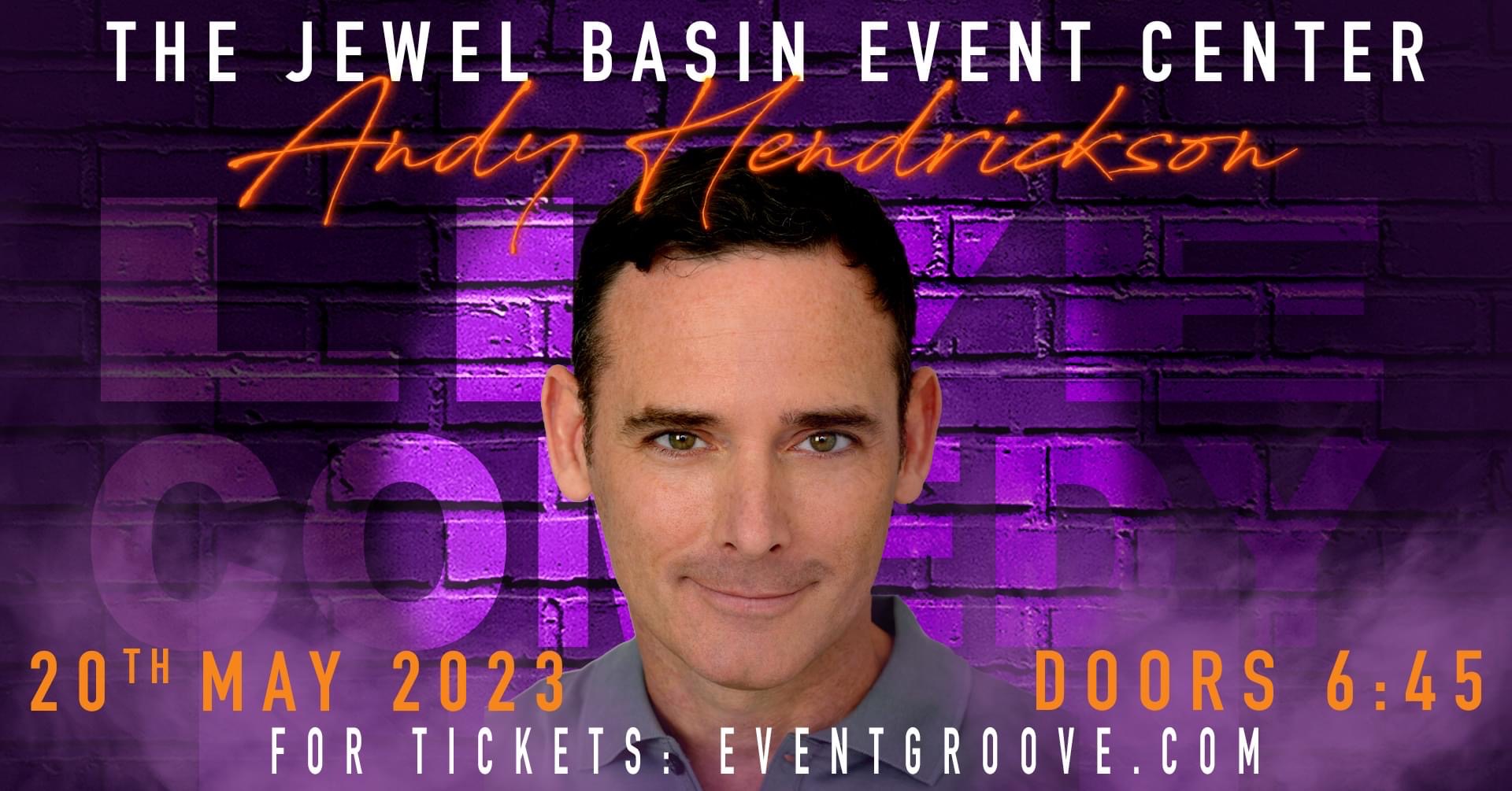 Comedian Andy Hendrickson at The Jewel Event Center in Bigfork, Montana on Saturday, May 20, 2023