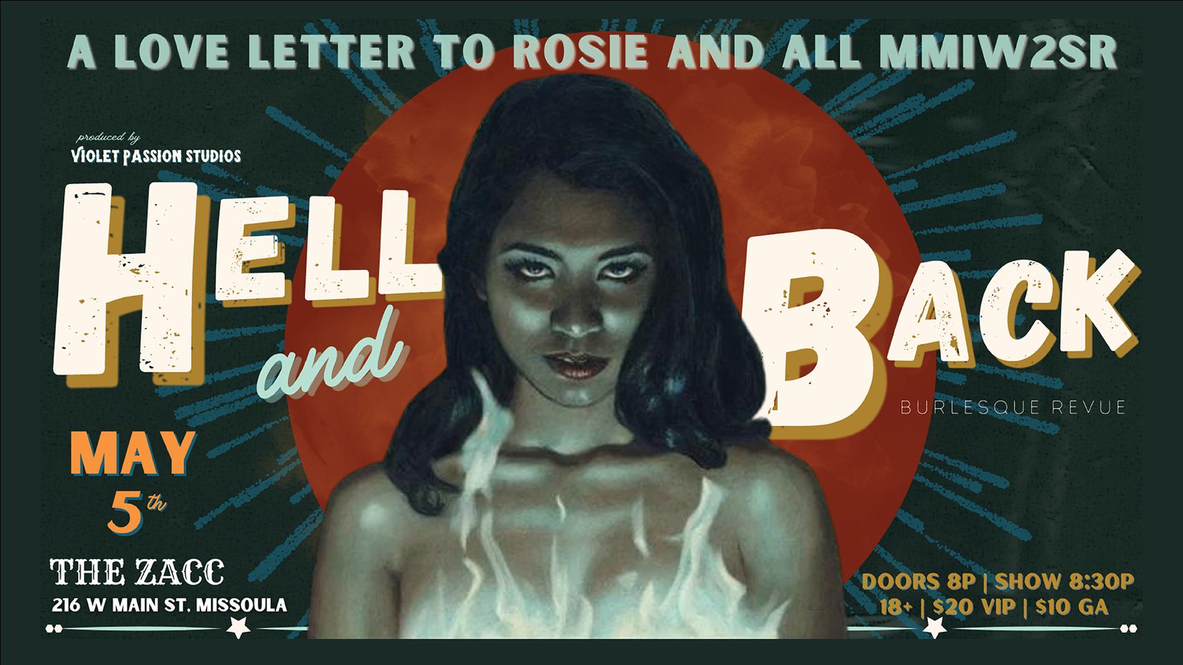 Hell & Back – A Burlesque Revue, A Love Letter to Rosie & all MMIW2SR