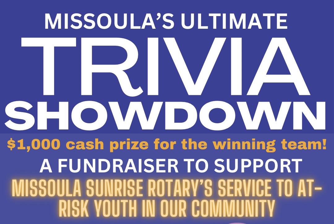 Missoula's Ultimate Trivia Showdown fundraiser for Sunrise Rotary at the HIlton Garden Inn Ballroom on Thursday, May 18, 2023