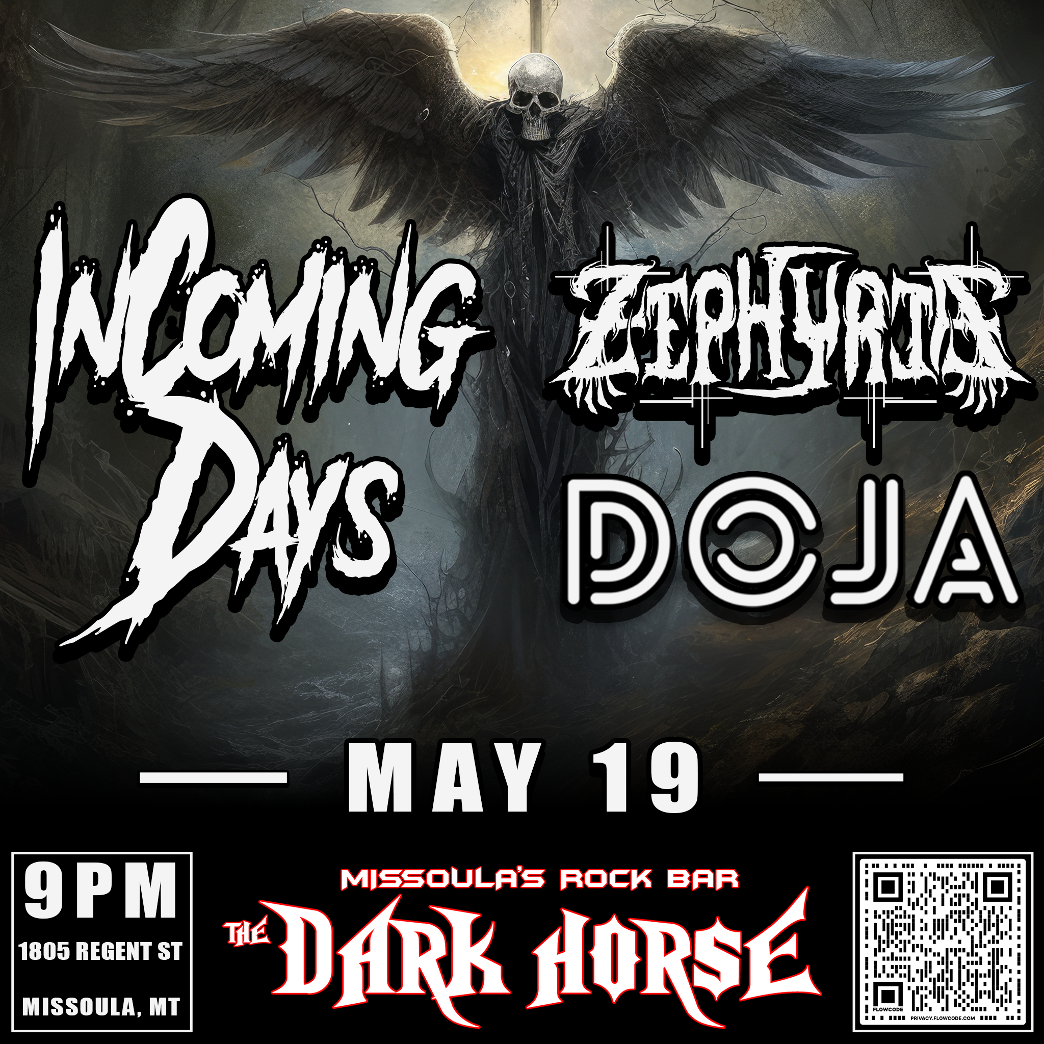 InComing Days, Zephyria, Doja at The Dark Horse Bar in Missoula on Friday, May 19, 2023